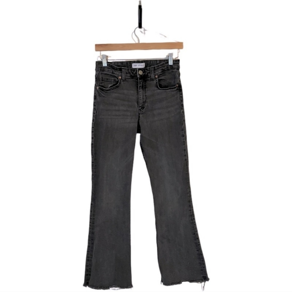 Zara Raw Hem Jeans